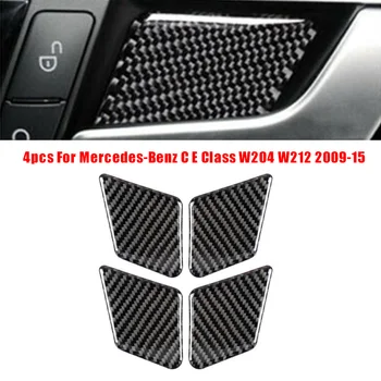 

Trim Car Sticker For Mercedes-Benz C E Class W204 W212 2009-15 Carbon Fiber