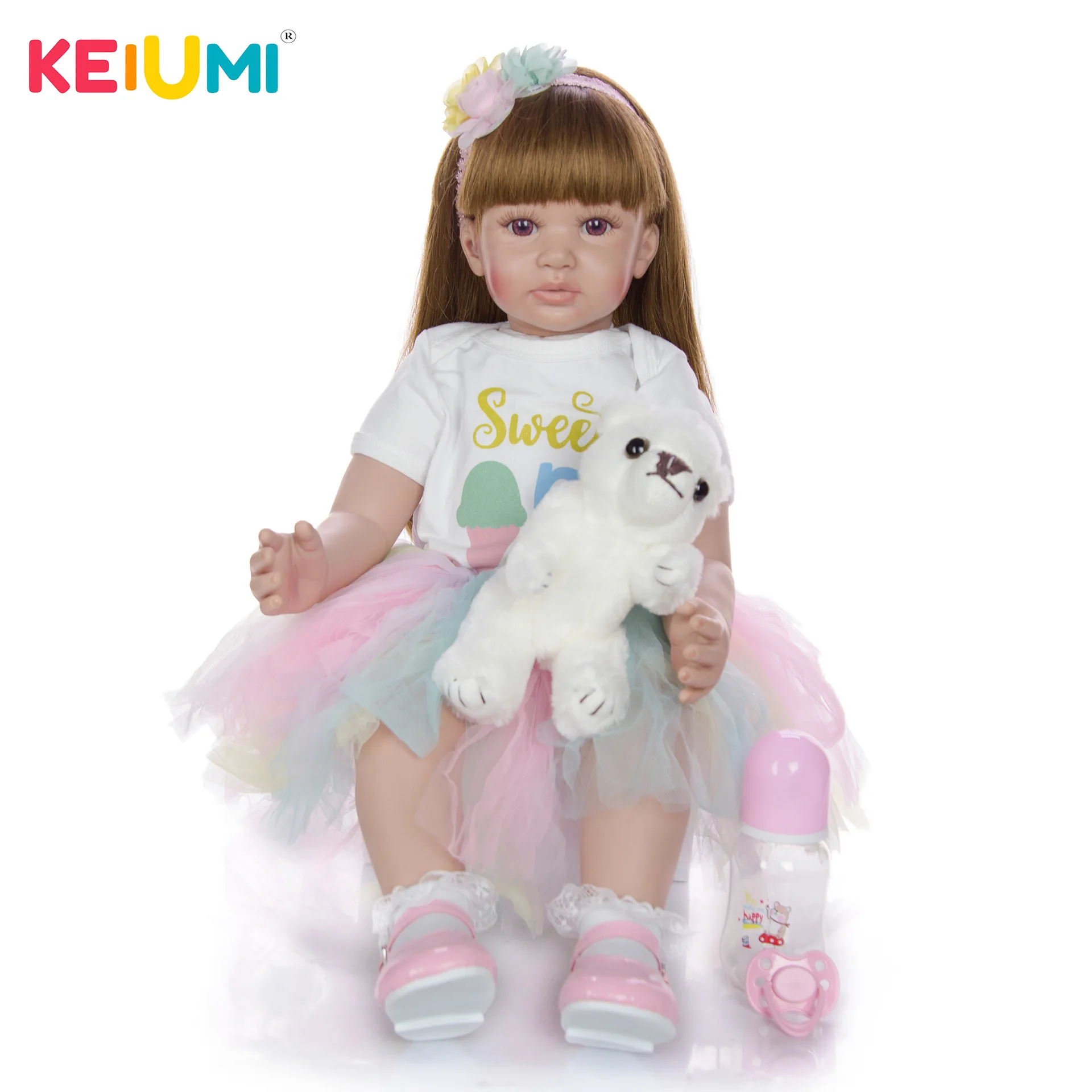  Keiumi 24-Inch Reborn Baby Doll Reborn Baby Cloth Body Model Infant AliExpress New Style