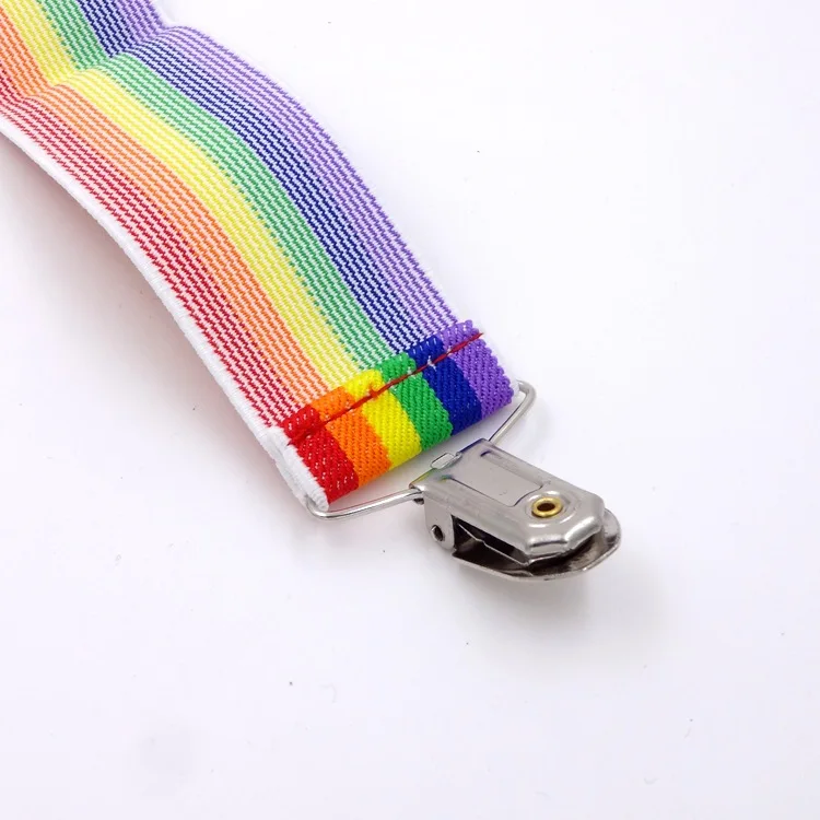 Deepeel/1 шт., 3,5 см* 100-120 см, мужские Разноцветные полосатые подтяжки, 3 зажима, Y-Back, регулируемые эластичные подтяжки YK740
