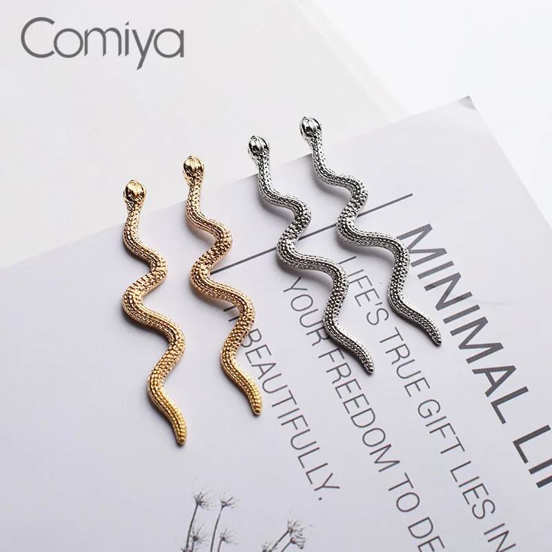Женские винтажные серьги гвоздики Comiya золотистые/Серебристые из цинкового