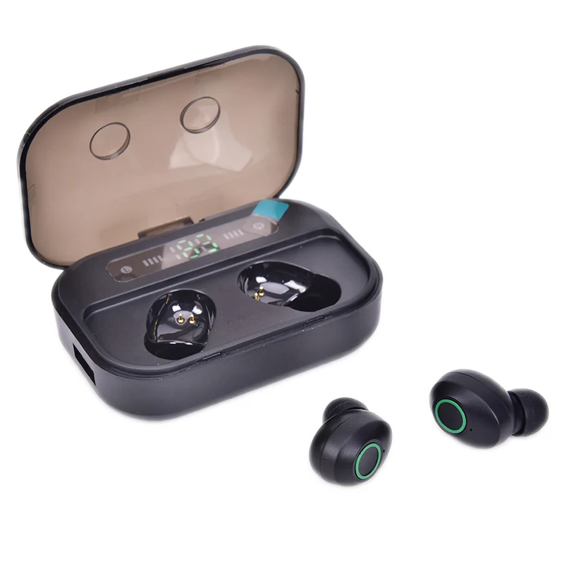 M7 TWS Bluetooth 5.0 Earphone Wireless Headphones Power Display Sport Stereo Cordless Earbuds Headset with Charging Box