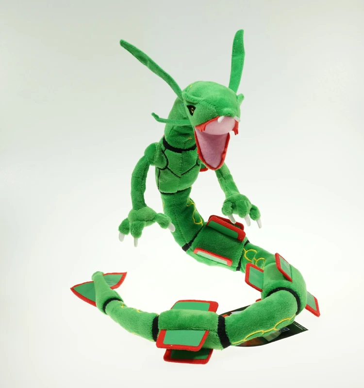 Shiny Schimmernder Rayquaza 80 cm Plüsch Kuscheltier Stofftier Spielzeug Anime 