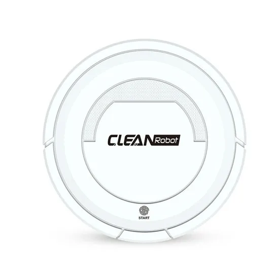 Smart Practical Robot Vacuum Cleaner Touch Control Small Cleaning Robot USB Rechargeable Home Cleaning Machine - Цвет: White