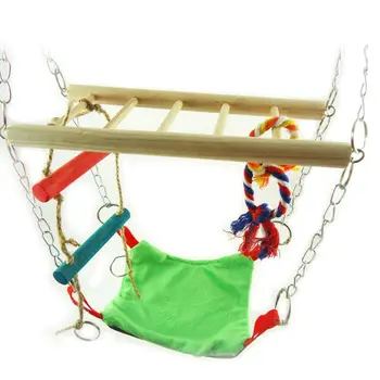 

Parrots Birds Exercise Toys Pet Parrot Rocking Climbing Ladder Hanging Bridge