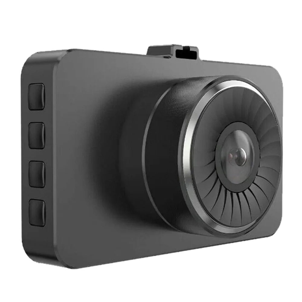 XIAOMI 3-дюймовый Full HD 1080P вождение автомобиля Регистраторы Dashcam Автомобильный видеорегистратор вождения Регистраторы 170 градусов Широкий формат с двумя объективами Автомобильный видеорегистратор - Название цвета: Черный