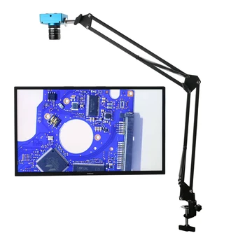 

2K 30MP 1080P Industrial Digital Video HDMI Microscope Camera + Big Visual Field Fixed Focus Lens For PCB Soldering Repair