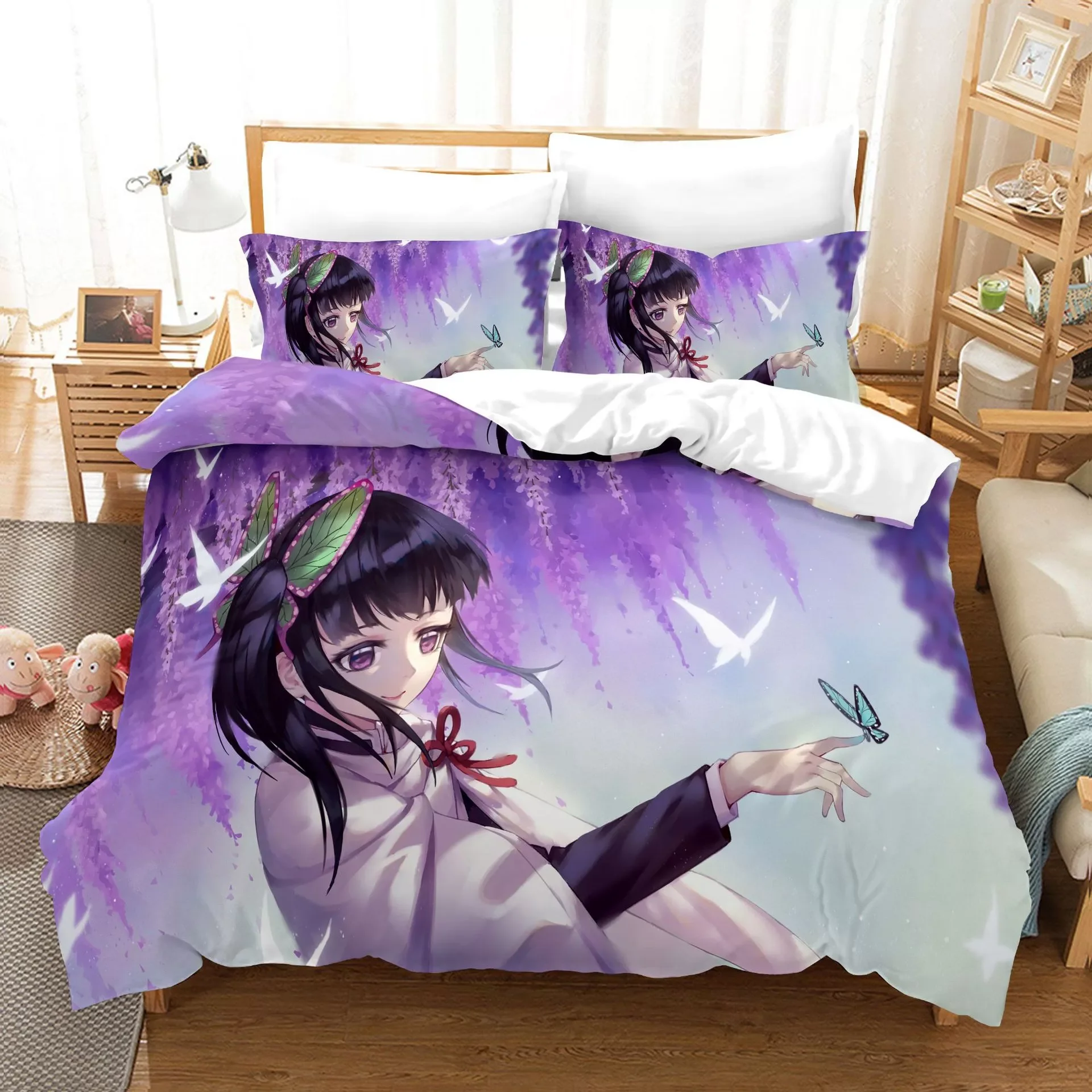 Anime Gear 5 Bedding Sets 3D Kids Duvet Cover Set With Pillowcase Single  Double Queen King Bedclothes Bed Linen For Boys Girls - AliExpress