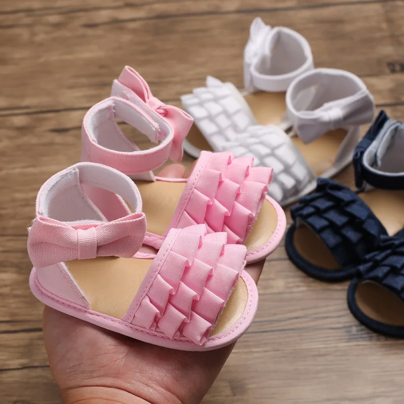 Туфли Emmababy для маленьких девочек туфли принцесс с цветами Нескользящие