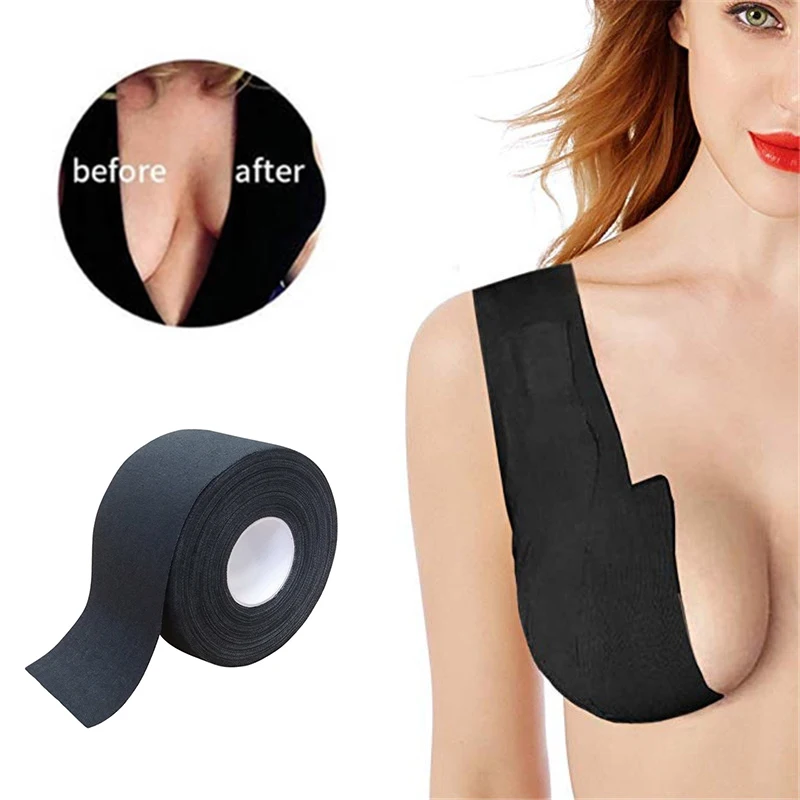Tanie 1 Roll kobiety biustonosze Push-Up dla samoprzylepny silikonowy piersi naklejki bez ramiączek sklep