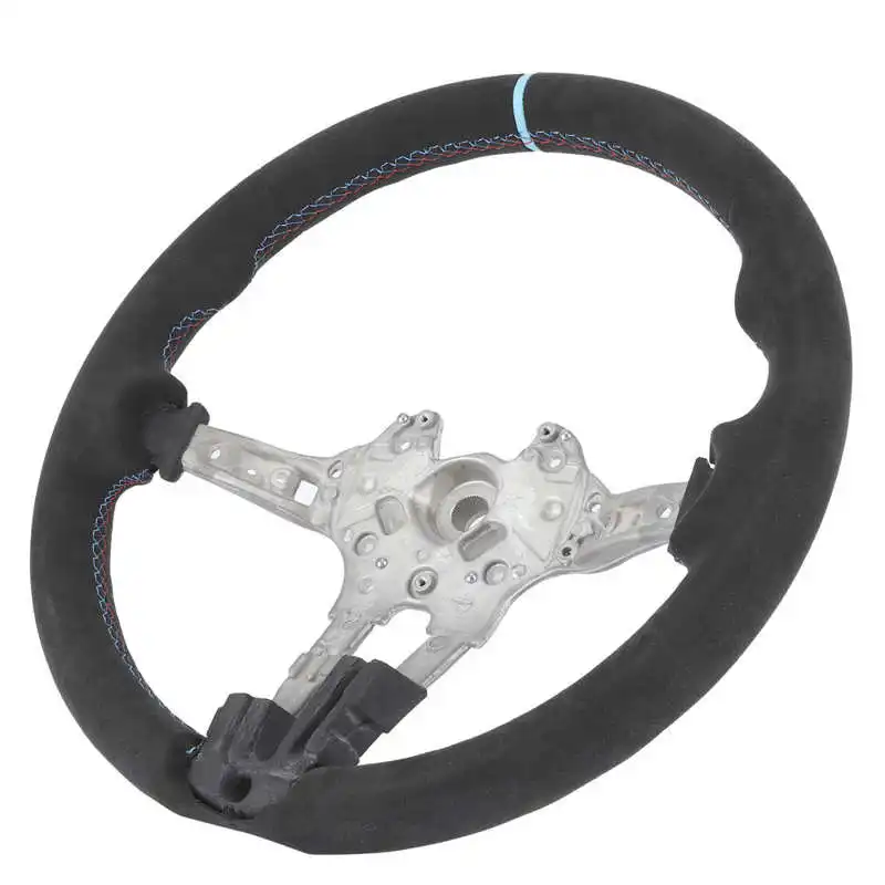 M 퍼포먼스 풀 스웨이드 스티어링 휠, 업그레이드 블루 스트라이프, BMW F20 F22 F30 F32 M2 M3 M4 에 적합