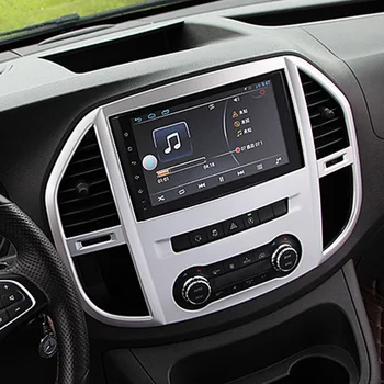 

Car Styling 1PCS ABS Matte Interior Console Air Vent Outlet Trim Navigation Cover Trim for Mercedes-Benz Vito W447 2014-2018