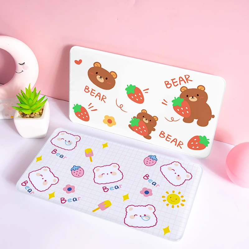 Portable Mini Cartoon Bathroom Scale Electronic Weight Scales Bascula LCD Digital Scale Body Weight Smart Balance Boarding Scale_voghion.com