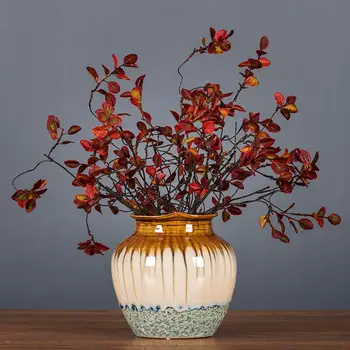 

5Pcs Artificial Flowers Simulation False Wildberry Home Wedding Decor Autum Silk High Quality Fake Flower Party Room Decoration