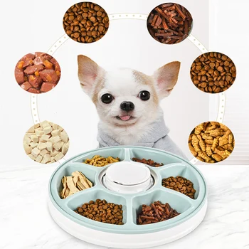 

Automatic Dog Pet Feeder Timing Feeder 6 Grids Cat Dog Electric Dry Food Water Dispenser Dish Feed 24 Hours Timer Pet Supplies