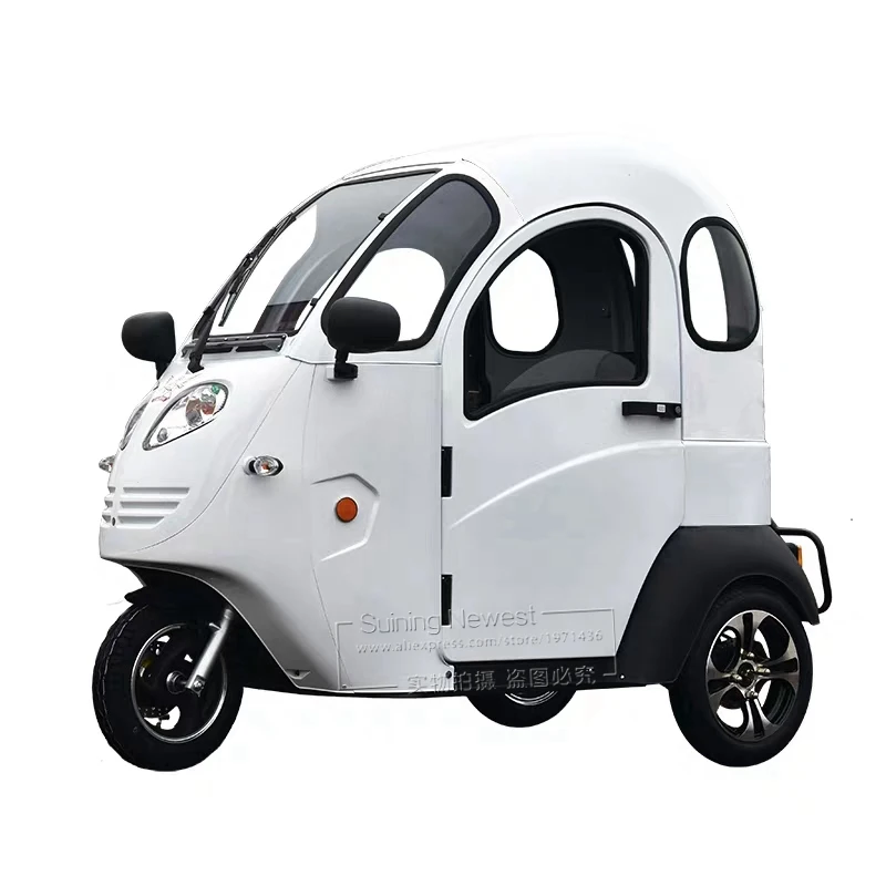Взрослый маленький автомобиль ebike пассажирский трайк 3 колеса мотоцикл грузовой e