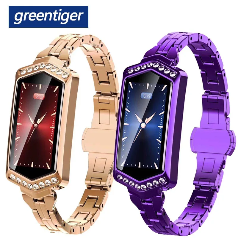 

Greentiger B78 GPS Smart Watch Women IP67 Waterproof Fitness tracker Bracelet Heart Rate Monitor Blood Pressure Smartwatch VS H8