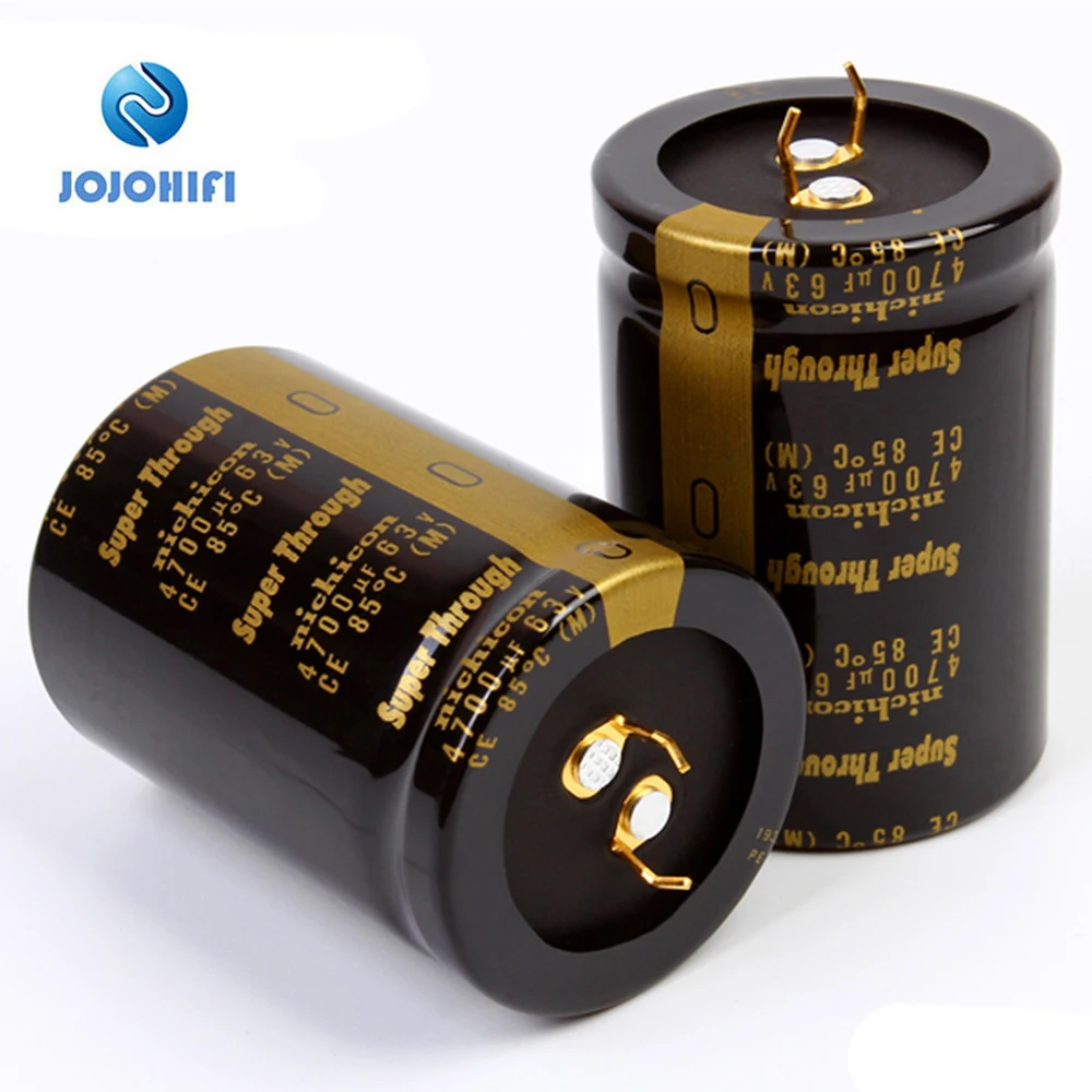 Конденсаторы Nichicon KG Super Through 4700 мкФ 63V 35x50mm Golden Foot 10mm 63V/4700 аудио электролитический