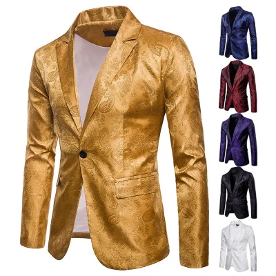 Retro Palace Men Suit Blazer Slim Fit Gothic Dance Drama Stage Performance Jacket Banquet Gala Spring Coat Tops Bar DJ - Цена: 