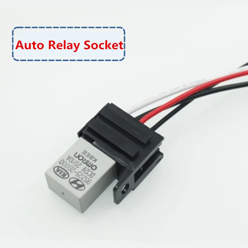 5 шт. DC12V/24 В 4-контактный 4 провода 5pin 5 проводов проводка для релейного разъема Держатель Разъем для автомобиля грузовика
