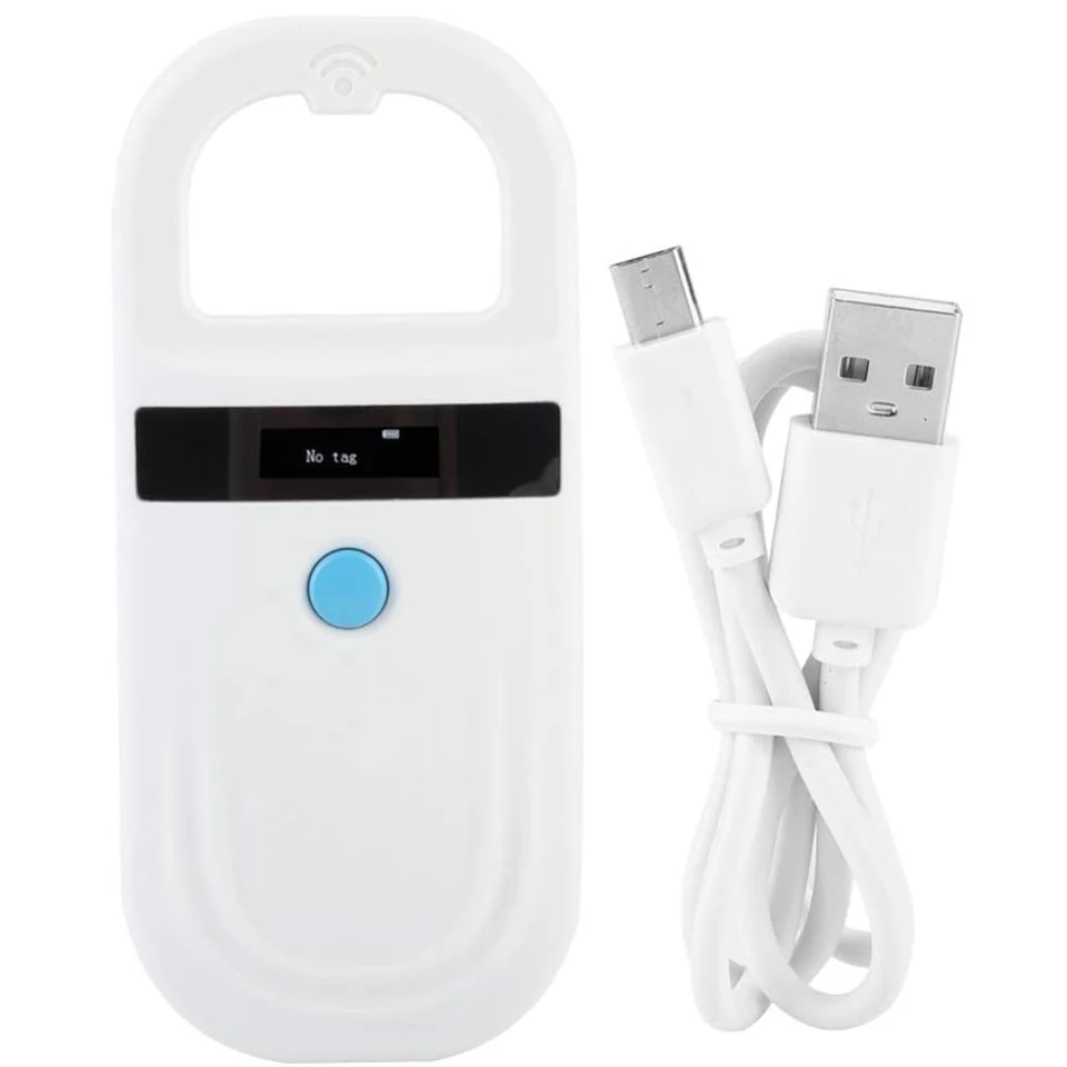 

134.2khz RFID Pet Scanner Animal Pet ID Reader Chip Transponder USB RFID Handheld Microchip Reader Scanner For Dog Cats Horse