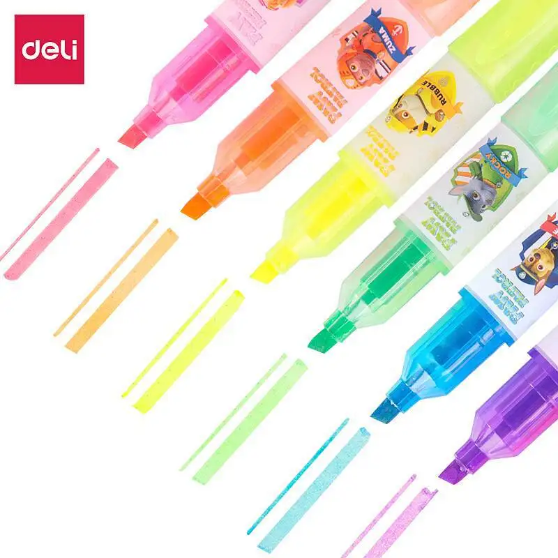 

Paw Patrol Painting highlighter set 6 learning tools as a birthday present for boys and girls