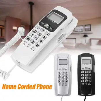 

Home Hotel Corded Phone Telephone Business Office Desktop LCD display Redial function Wall Mounted White/Black/Gray