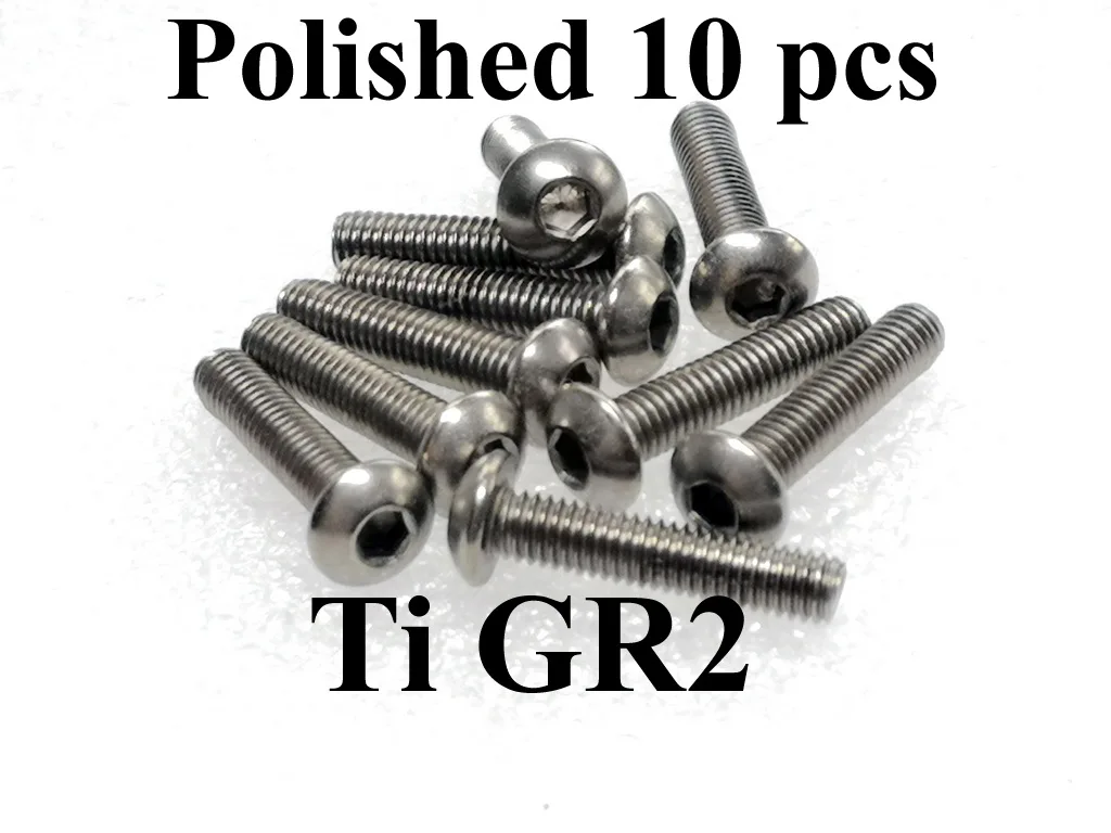 5x20 Stainless Steel v4a Hex 10 Piece Pan Head Screw ISO 7380 a4 m3 