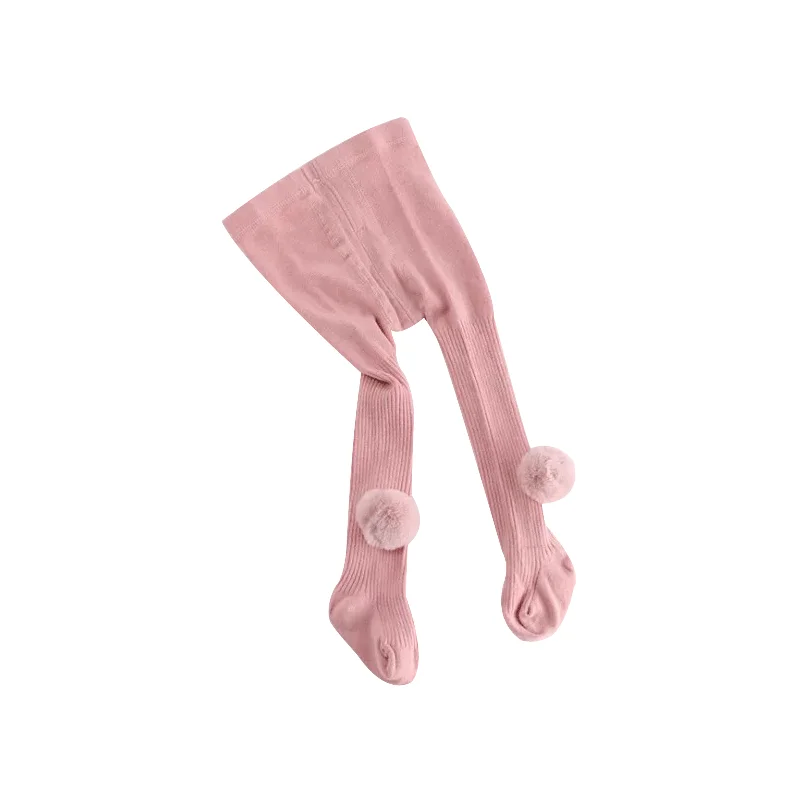 2019winter Spanish Combed Cotton Wool Ball Pantyhose Girls Pantyhose Christmas Socks Christmas Socks Kids Toddler Socks