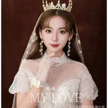 Новые прозрачные короткие свадебные перчатки без пальцев цвета слоновой кости с бантом Вечерние перчатки для выступлений