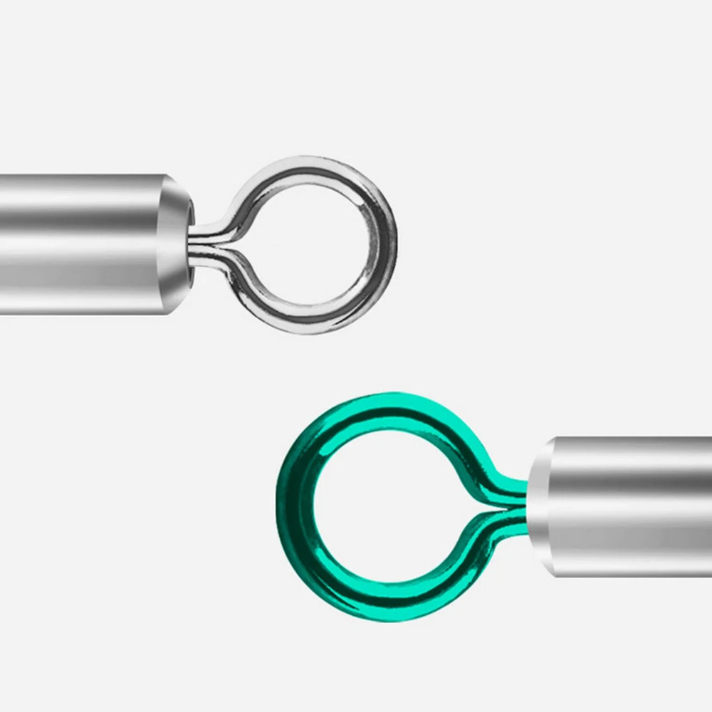

Fishing Tackle Rings Fish Swivel High Strength Connector Colorful Smooth Rotation Performance Terminal Tool