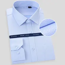 Мужские рубашки из хлопка с длинным рукавом размера плюс 5XL 6XL, деловые мягкие однотонные Топы в полоску, деловые рубашки для работы