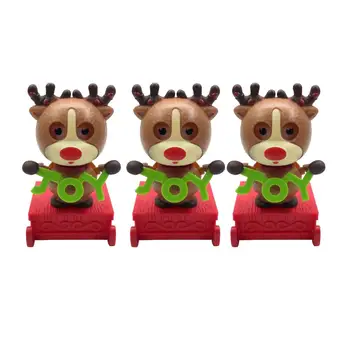 

Winking Deer Solar Power Flip Flap Pot Swing Toy Car Office Decoration Figurine