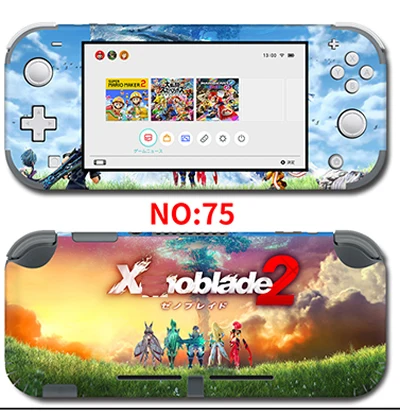 Защитная крышка наклейка виниловая кожа Наклейка для nintendo switch lite консоль Xenoblade 2/one piece стикер