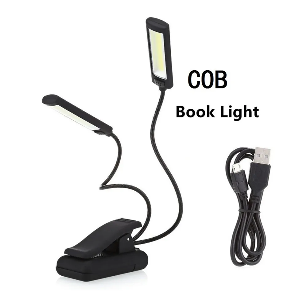 

Adjustable Book Reading Desk Tablet Lamp Mini COB LED Sheet Music Stand Light Studay Lights With Clip Table LED Desk Light Lamp