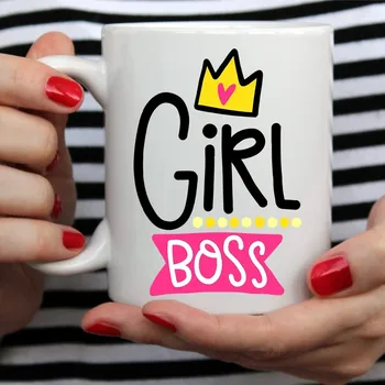 

Girl Boss Mugs Beer Travel Coffee Tea Cups Home Decor Novelty Friend Gift Birthday Gifts