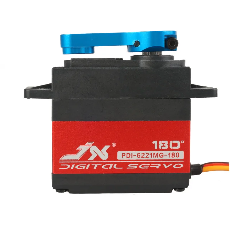 JX PDI-6221MG 20 кг высокое напряжение 4,8 V-6,0 V большой крутящий момент цифровой Бессердечный сервопривод металлический корпус для 1/10 1/8 rc hsp Trxxas Грузовик Лодка