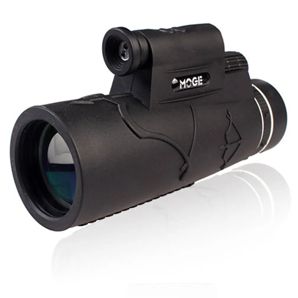 

50x60 Zoom Long View Distance Lamp Illuminating Lasered Monocular Telescope Red Dot Pointer With Photoing Clip