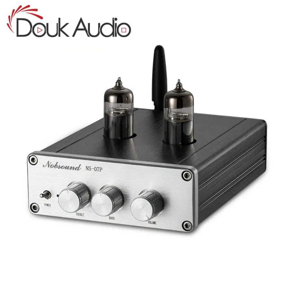Douk Audio Hifi Bluetooth 5.0 Tube Preamp Mini Stereo Audio Receiver