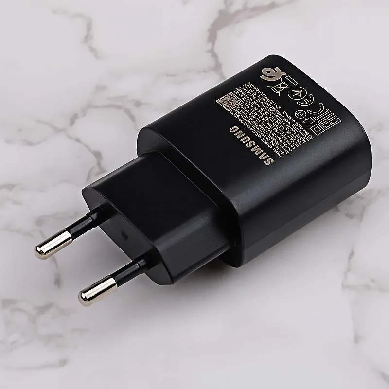 5v 3a usb c Original Samsung Galaxy Note 10 25W Super Fast Charging Adapter PD Charger 100CM USB C To USB C Cable For S20 Ultra S20+ A71 A91 65 w charger Chargers