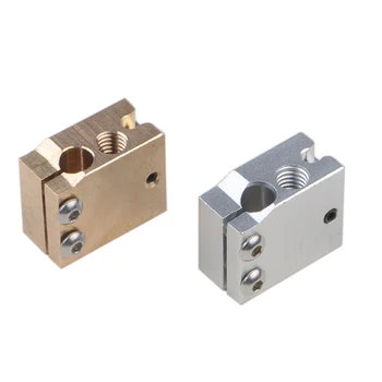 

For Ender 3 E3D Volcano Heated Block PT Hotend Extrusion Brass Aluminum Heating Block 3D Printer Accessories