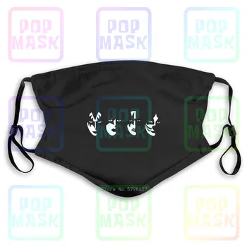 

Kiss Band Masks Rock Pop Music Washable Reusable Mask with 2Pcs PM2.5 Filters 5 Layers