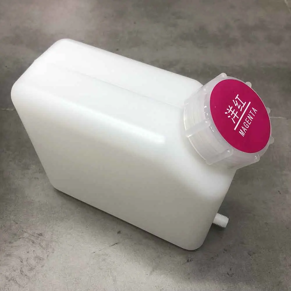 2L Capacity 4 Color Empty Ink Bottle For Bulk Ink System Tank