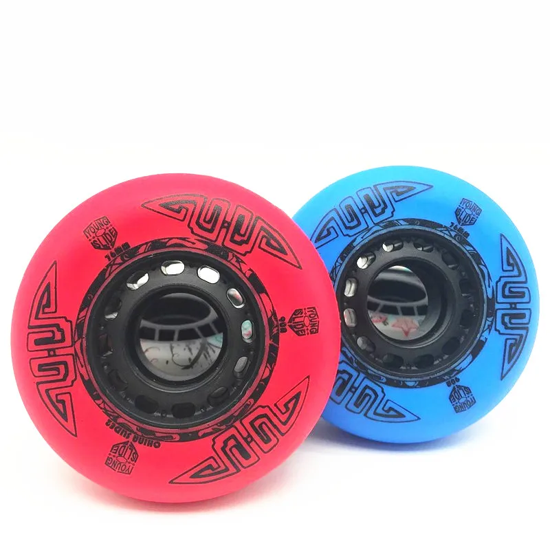 

90A 88A YOUNG SLIDE Inline Skate Wheel Durable Skating Wheels for Braking Slide FSK Slalom Street Brushing for SEBA IGOR Roller