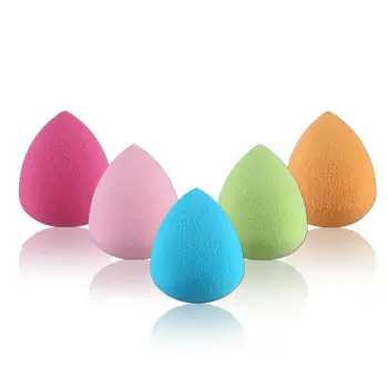 

5pcs Water Drop Shape Cosmetic Puff Makeup Sponge Smooth Makeup Foundation Sponge Beauty To Make Up Tools Random Color