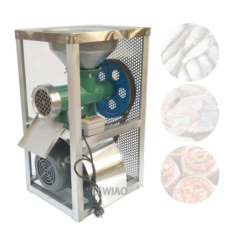 Commercial Electric Meat Grinder Mincer Bone Fish Grinding Machine Chicken Skeleton Cutting Machine Mincer 4