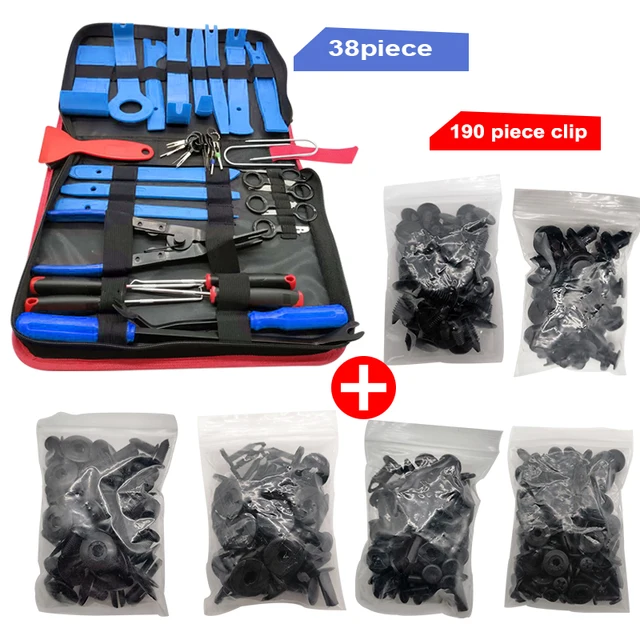 Garage tools Auto Interior Disassembly Tool Car Door Panel Trim Removal Puller Kit Plastic Blades For Interior Repair