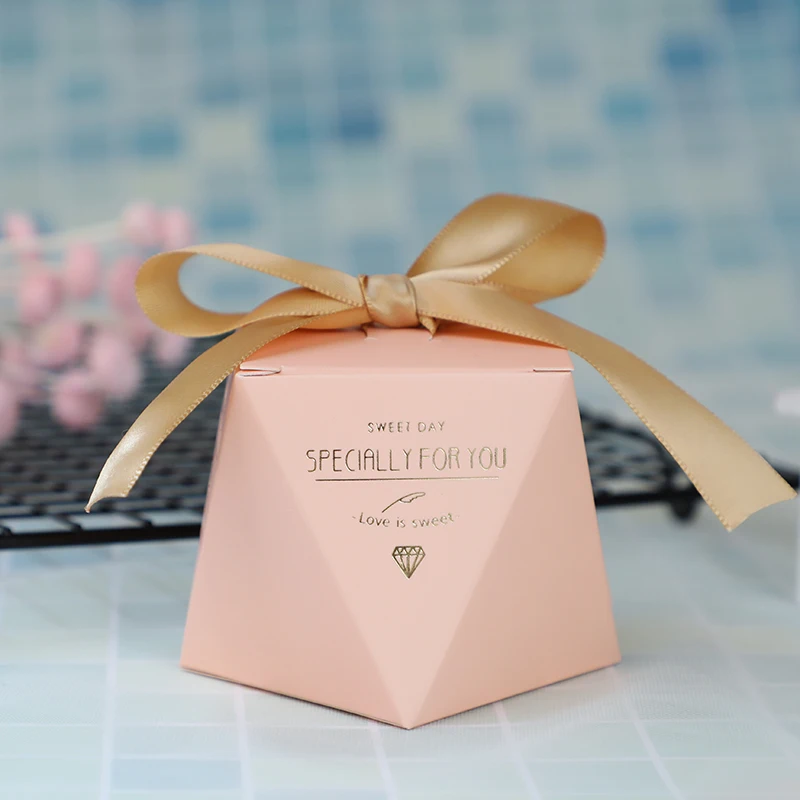 Style7 LBSISI жизнь Свадебная конфетная коробка со стразами для свадьбы, пользу симпатичная Подарочная коробка с бантом для свадебной церемонии, душ День рождения уп 30/50/100 шт - Цвет: Style7