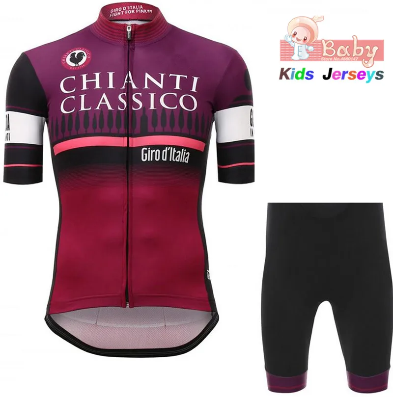 2 Коллекция г.; Одежда для мальчиков; Tour De Italy D'ITALIA; комплект из Джерси для велоспорта; детская футболка с короткими рукавами для велоспорта; одежда для велосипеда; одежда для велоспорта; Ropa Ciclismo - Цвет: 2