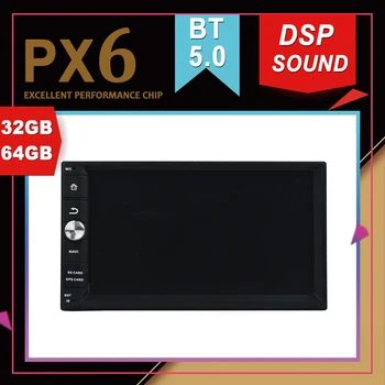 

Rockchip PX6 Processor Android 9.0 Car Multimedia GPS For Universal Short body DSP Sound Navigation Tape Recorder Car Radio