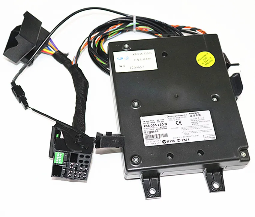9W2 Bluetooth модуль+ Plug& Play жгут с микрофоном 1K8 035 730 D для VW Golf MK6 Jetta MK5 Fit RCD510